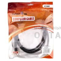 Кабель HDMI-19M --- MicroHDMI-19M ver 2.0+3D/Ethernet, 1m Telecom <TCG206-1M> (1/100)