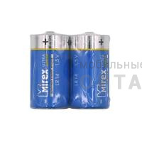 Элемент питания Mirex LR14 / C 1,5V  2 шт (2/12/96), shrink