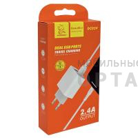 СЗУ VDENMENV Beautiful DC05 Type-C белый , (ТОВАР НЕ УПАКОВАН. УПАКОВКА В КОМЛЕКТЕ.)  