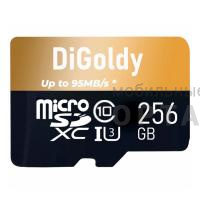 Карта памяти 256 Гб MicroSDXC Digoldy Class 10 Extreme Pro UHS-I U3 (95 Mb/s) без адаптера