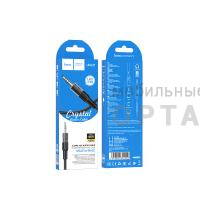 Aux-кабель Jack 3,5mm(m) - Jack 3,5mm(m) HOCO UPA27, Spirit, 1.2м,  черный