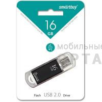 Флешка USB 16 Гб Smartbuy  V-Cut  чёрный