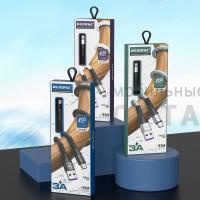 Кабель USB RECRSI CA-231 Lightning белый