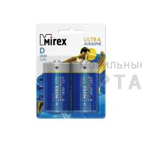 Элемент питания Mirex LR20 / D 1,5V  2 шт (2/12/96), ecopack