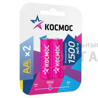 Аккумуляторная батарейка КОСМОС R6 (1500 mAh)  BL2   (2/24/288) Аккумуляторная батарейка КОСМОС R6 (1500 mAh)  BL2   (2/24/288)