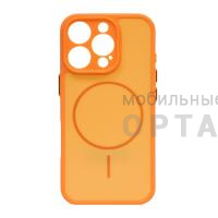 Чехол Matte MagSafe с защитой камеры в техпаке, iPhone 16, Orange