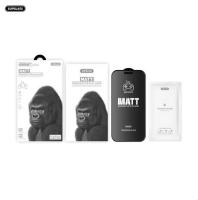 Стекло защитное SupGlass SG-13 MATT GAME, черная рамка, для iPhone 15 Pro Max