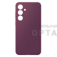 Чехол силикон COVER, бархатная подкладка в упаковке, Tecno Spark G02, фиолетовый