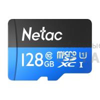 Карта памяти 128 Гб MicroSD Netac  P500  Eco  Class 10 UHS-I без адаптера