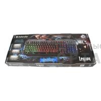Клавиатура игровая, DEFENDER Legion GK-010DL, черный, RGB подсветка Клавиатура игровая, DEFENDER Legion GK-010DL, черный, RGB подсветка