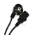 Кабель компьютер-розетка VCOM 220V (EURO) <VDE> 3G*1.5mm2, 16А, 1.8 м. (1/40)