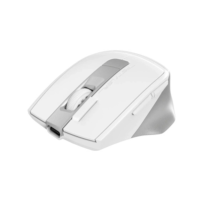 Беспроводная мышь A4TECH Fstyler FG45CS Air2 белый/серебристый оптическая (2000dpi) silent беспроводная USB для ноутбука (7but)(1/60)